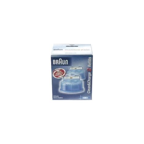 Braun CC-System Reinigungskartuschen - 2er-Pack / CCR2 Reinigungslösung Rasierer (1/5)