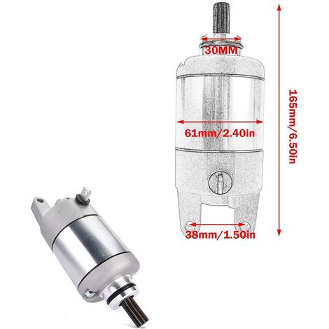 Démarreur moto B74-H1890-00 – Compatible avec Yamaha CZD250 300 / X-MAX 300 (1/4)