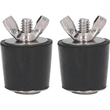 Bouchons en Caoutchouc pour piscines, 2 pièces Bouchons en Caoutchouc pour Piscine hivernage Bouchon Conique Accessoires de Piscine 25mm (1/5)