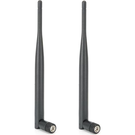 2 leistungsstarke 6-dB-Dualband-2,4/5,8-GHz-SMA-WLAN-Antennen für Router (1/5)