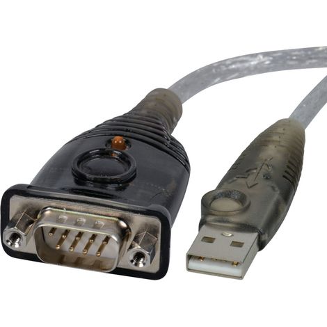 Cavo Aten UC232A-AT da USB A a DB9, 0,35 m, RS232, grigio/nero (1/5)