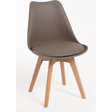 Packs Sillas Comedor - Pack 2 Sillas Synk Basic - Taupe (1/5)
