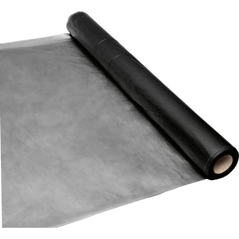 Werka Pro – Bâche de protection noire 300µ – Polyéthylène basse densité – Étanchéité et traitement anti-UV – Dimensions 1 x 10m - PRO 1 X