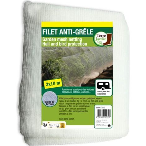 Filet anti oiseaux/grêle 3x10m (1/4)
