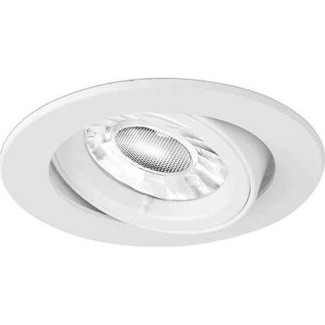 Abi AL-10280 Spot encastré rond 1/4 tour FTE basculant Ø50mm GU5,3 - Blanc