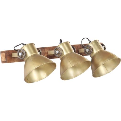 Lampe murale industrielle Laiton 65x25 cm E27 (1/5)