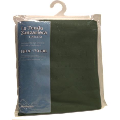 Zanzariera tenda 150x170 verde x finestre - medal (1/2)