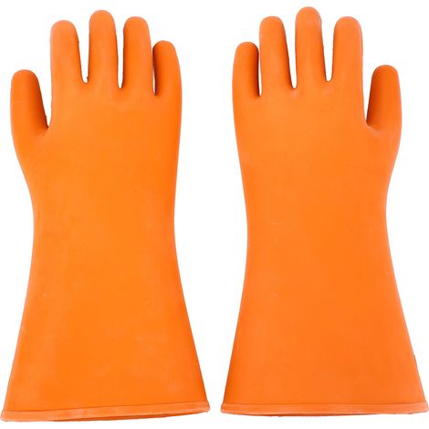 1 paire de gants isolés haute tension en caoutchouc résistant aux coupures et à l'eau 20000v électricien (1/5)