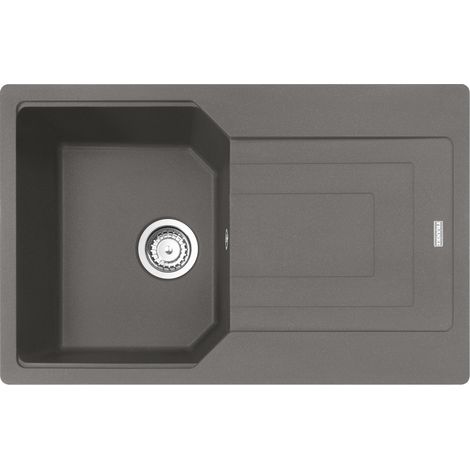 Franke UBG 611-78. Tipo di lavello: Lavello montato su piano, Forma del lavandino: Rettangolare, Materiale del lavandino: Granito. Larghezza: 780 mm, Profondità: 500 mm, Altezza: 220 mm - 114.0686.752 (1/3)