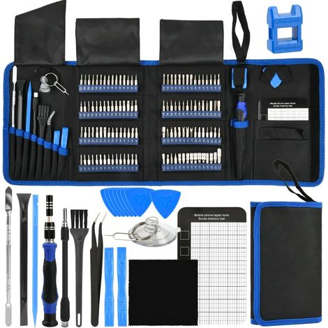 142-in-1 Präzisionsschraubendreher-Set, Präzisionsschraubendreher mit 120 Bits, magnetisches Reparaturset für Handy, Computer, Laptop, PC, Tablet und Spielekonsole (1/5)