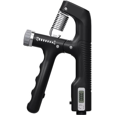 Grip Strength Trainer - 0-100 Kg Réglable - Pour Renforcement Main Doigts - Rééducation et Entraînement - 1 Pièce