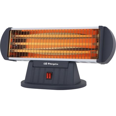Estufa Eléctrica Cristal de cuarzo 1200W Colocación Piso ORBEGOZO (1/7)