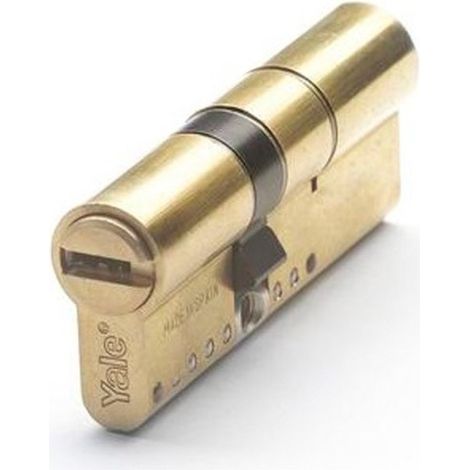 Bombillo seguridad latonado yl6 60mm doble embrague yale (1/2)
