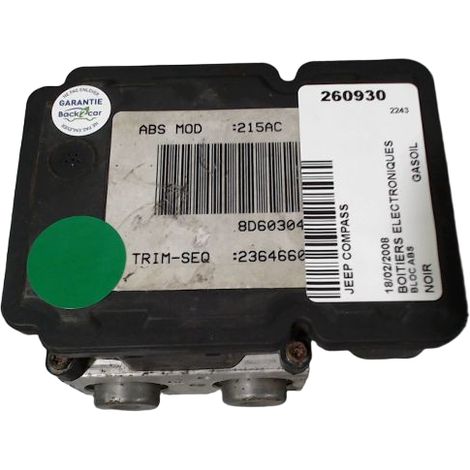 [PRODUIT D'OCCASION] Unite Hydraulique Abs JEEP Compass ♻️ Ref Oe. Mk61JEEPcompass - Garantie à vie (1/5)