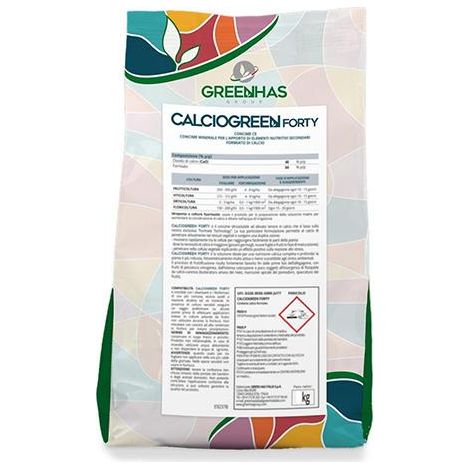 Calciogreen Forty (Ossido di calcio) (5 kg), concime idrosolubile per piante e fiori