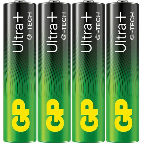 4 PILES ULTRA PLUS LR3 AAA - GP - 82105 (1/5)