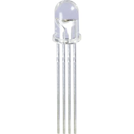 Kingbright L-154A4SURKQBDZGW LED mehrfarbig Rot, Blau, Grün Rund 5 mm 200 mcd, 300 mcd, 1300 mcd 60