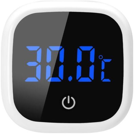 Thermomètre d'aquarium, mini thermomètre numérique pour aquarium, affichage LED, capteur de température haute précision, convient aux aquariums d'eau douce et d'eau de mer (1/5)