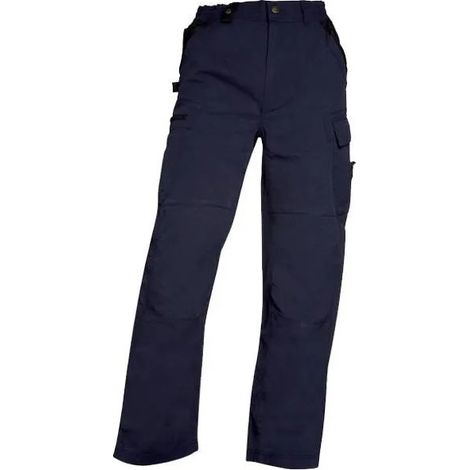 Pantaloni da lavoro multitasche blu navy XXXXL