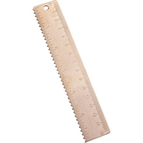 Règle en laiton TOYANDONA 15 cm, outil de mesure à double échelle (1/5)