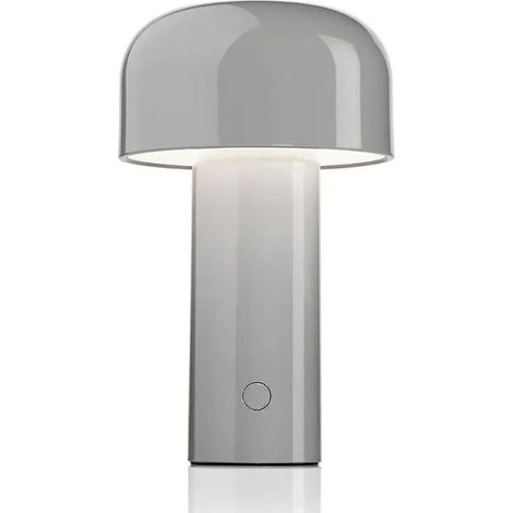 Lámpara de mesa LED creativa con forma de seta, recargable, 3W, 3 niveles de brillo, luz nocturna de metal - mxbc-yu (1/4)