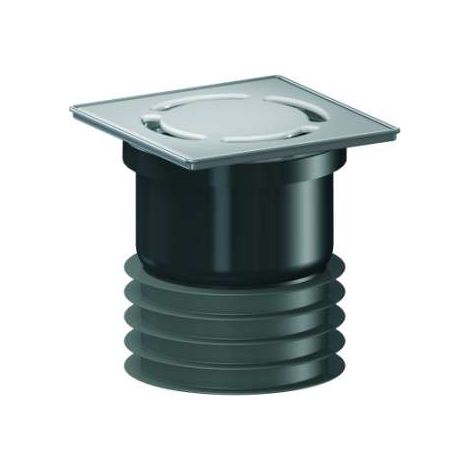 DALLMER Bodenablauf PRONTO Primus, DN 100, 120 x 120 mm, 700032 (1/2)