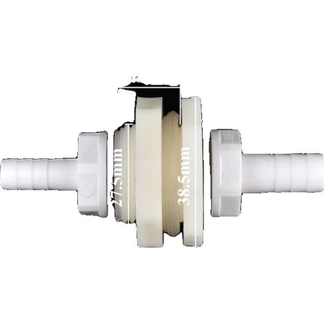 Wassertankverbinder, ABS/PVC-Material, geeignet für die Gartenbewässerung, 1 Stück, 8 mm–12 mm (1/2)