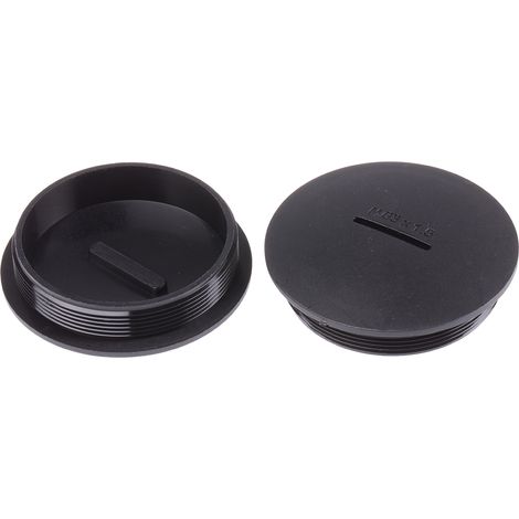 Bouchon obturateur RS PRO M63 x 1.5, Ø 62.4mm - 69.3mm en Nylon 66 ( Prix pour Paquet de 10 )