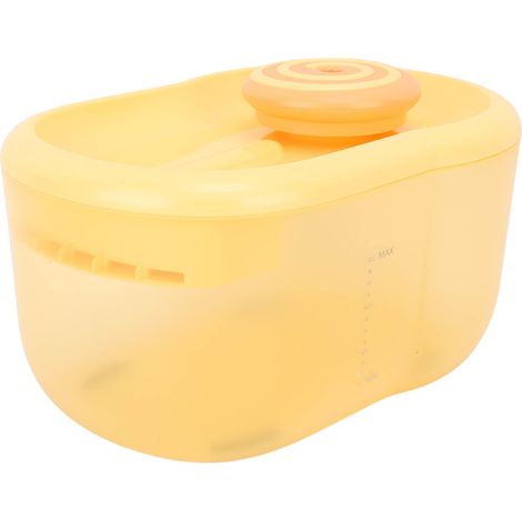Multifunktionaler, leiser Wasserspender mit Zirkulationsfilter und großem Fassungsvermögen für Katzen, automatischer Wasserspender für Haustiere, Orange (1/5)