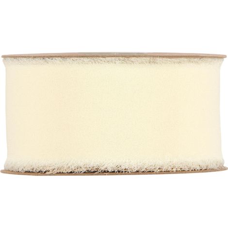Piovaccari Nastro Organdy Ribbon H 50 Mm 10 Mt Cream
