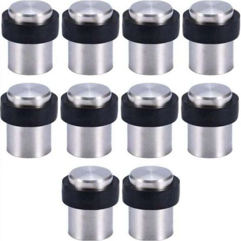 10 x 4.6 cm Stainless Steel Floor Door Stops Door Stoppers Door Stoppers Door Locks (1/5)
