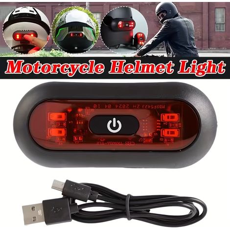 Feu arrière de vélo à LED – 3 modes – Étanche – Rechargeable par USB – Portable – Accessoire de cyclisme (1/4)