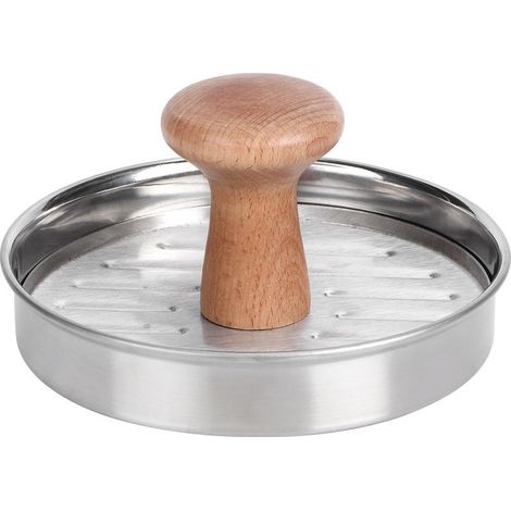 Moule à Hamburger en Acier Inoxydable 304, Accessoire de Cuisine pour Préparation de Steaks Hachés (1/5)