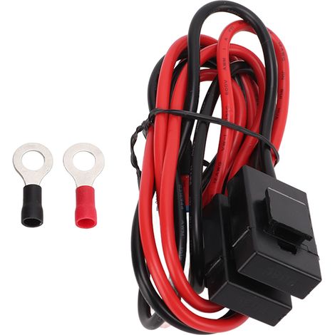Cordon d'alimentation pour autoradio Kenwood TS-480 IC-7000 IC7600, 85 cm/33,5 pouces de long. (1/5)