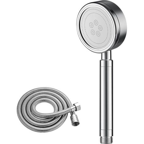 Ahlsen Hochdruck-Duschkopf, Edelstahl 304, langlebig, rostfrei, universell, (Dusche aus Edelstahl 304 + 1,5 m Schlauch)