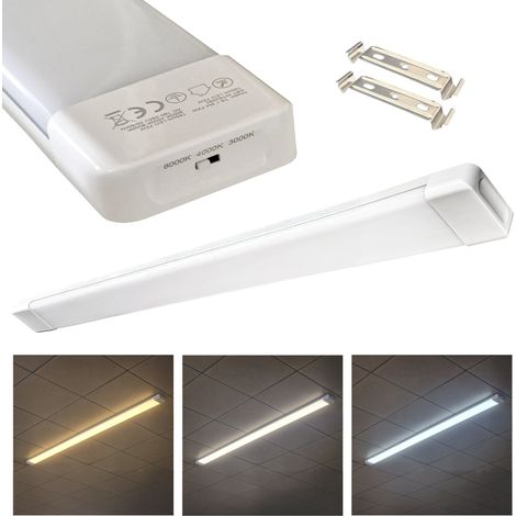 Plafoniera LED Soffitto 54W/72W, Luce Regolabile 3000K-6500K, IP20 54 watt - 120 cm