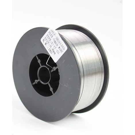 Linghhang – Bobine de fil à souder MIG MAG 0.8mm 1kg – Auto-protégé sans gaz – Faibles projections – Pour soudage extérieur et structures légères - E71T-GS (1/5)