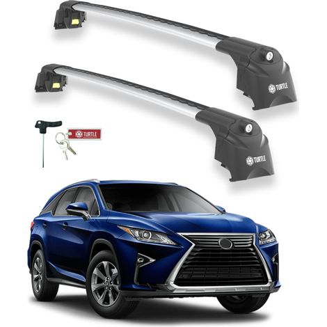 TURTLE kompatibel mit Lexus Rx (Al20) 2016-2025 Dachträger Air2 Grau (1/5)