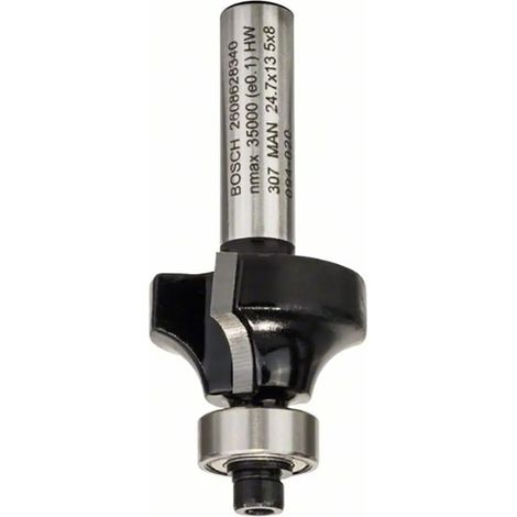 Bosch - Punta per fresa per legno, arrotondata, 24,7x53 mm 2608628340 (1/3)