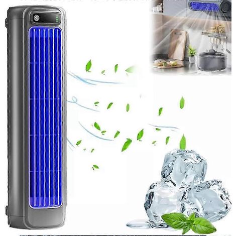 Climatiseur portable Cooling Ace (version améliorée 2026) : 3 vitesses de ventilation réglables, alimentation USB, idéal pour le bureau et le télétravail. (1/5)