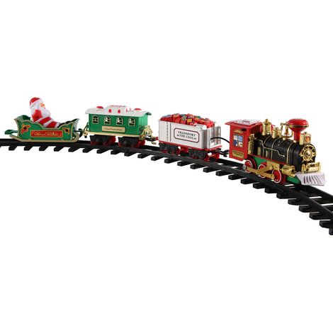 Train pour le sapin de Noël - Le train de Noël passe par le sapin de Noël