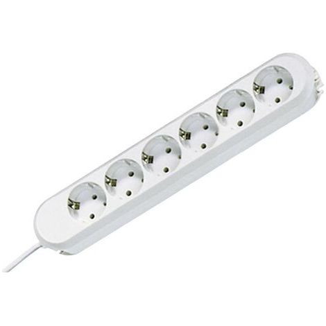 Bachmann 381.248K Multipresa 6 scomparti Bianco Schuko 1 pz. (1/2)