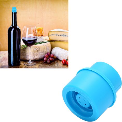 Bouchon de Soda pour Conserver les Boissons Gazeuses, Économiseur de CO2 Portable Bleu pour Usage Quotidien (1/5)