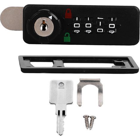 4-stelliges mechanisches Zahlenschloss, passwortgeschützte Sicherheitsschublade, Schuhschrank (1/5)
