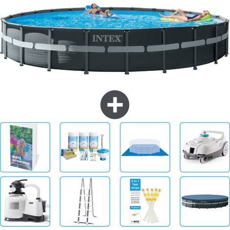 Intex Piscina Ultra XTR Rotonda - 732x132 cm - 9-pezzi  S658 (1/4)