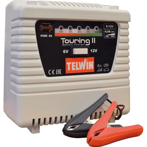 CARICABATTERIA AUTO TELWIN "TOURING 11" 15V