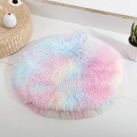 Lit Pour Chien Et Chat - Lit Rond Moelleux En Velours - Lavable En Machine - Convient Aux Animaux De Petite À Grande Taille - 40x40 cm 50x50 cm 60x60 cm (1/5)