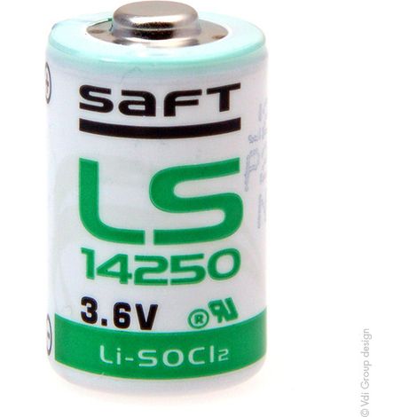 Saft - Pile lithium LS14250 1/2AA 3.6V 1.2Ah
