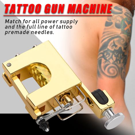 Machine à tatouer rotative, moteur, liner, shader, alimentation, alliage, furtif, pistolet à tatouer rotatif, or (1/5)