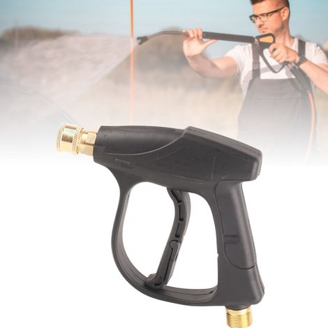 Pistolet de nettoyage multifonctionnel haute pression avec 1 buse haute pression, nettoyeur de voiture sans contact (1/5)